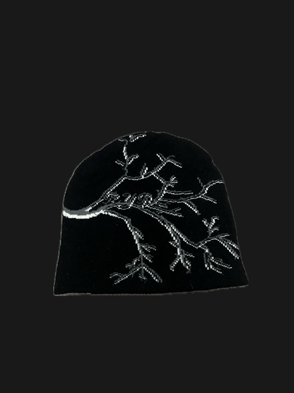 Family Tree Beanie - Shadow Black