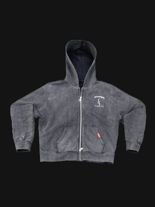 SYCASUIT HOODIE- WET CEMENT