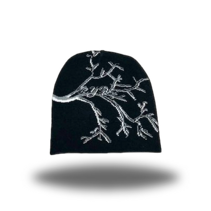 Family Tree Beanie - Shadow Black